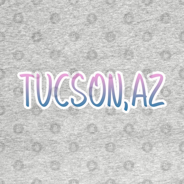 Tucson Arizona map  Arizona tourism Tucson AZ by BoogieCreates